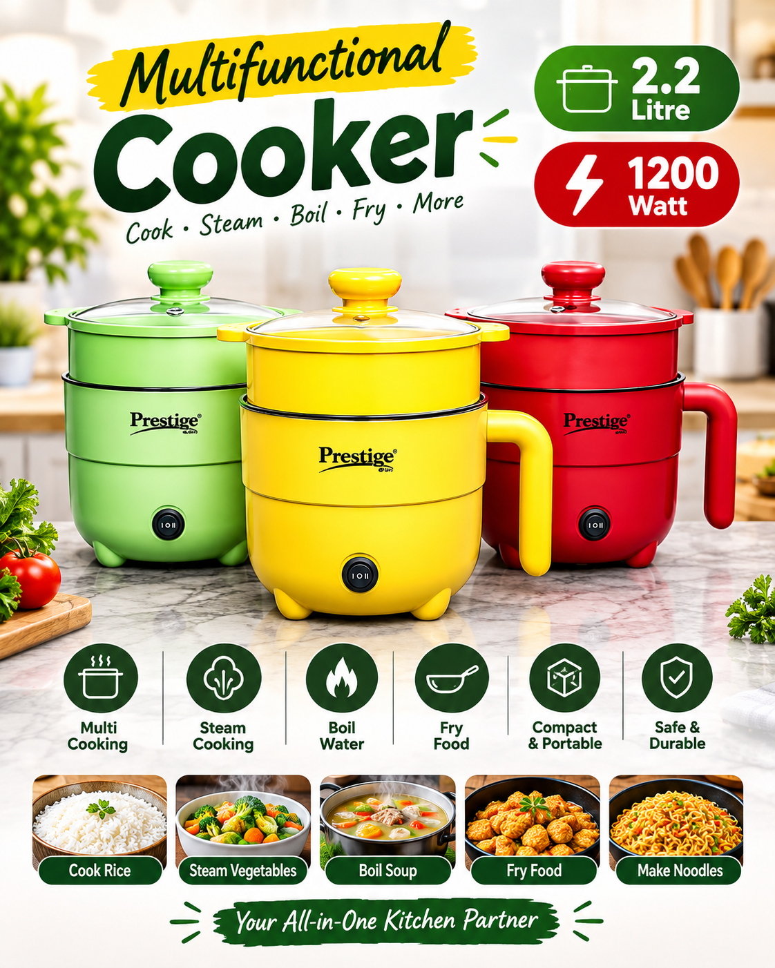 Prestige Mukti Multifunctional Cooker